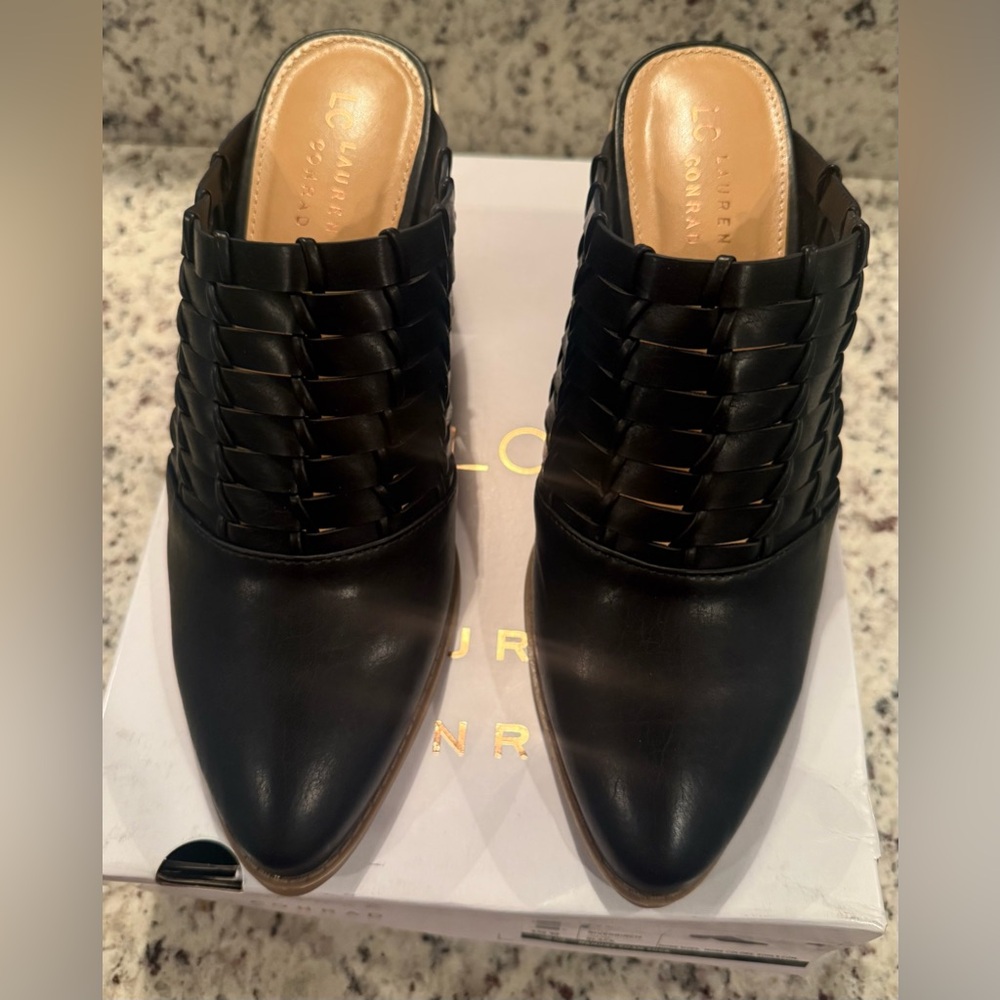LC Lauren Conrad River Birch Mules SZ 10
